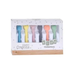 Hot 6 lápices de cera animales Material Escolar