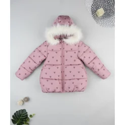 Abrigo acolchado niña rosa Minnie*Prenatal Online
