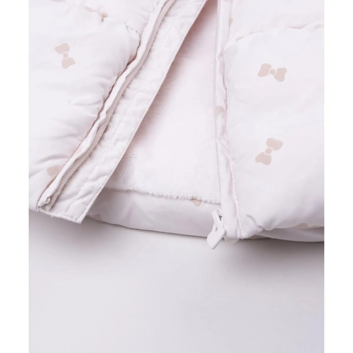 Hot Abrigo rosa con lazos para niña Recién Nacido·Primeras Salidas|Primeras Salidas·Abrigos Y Plumíferos