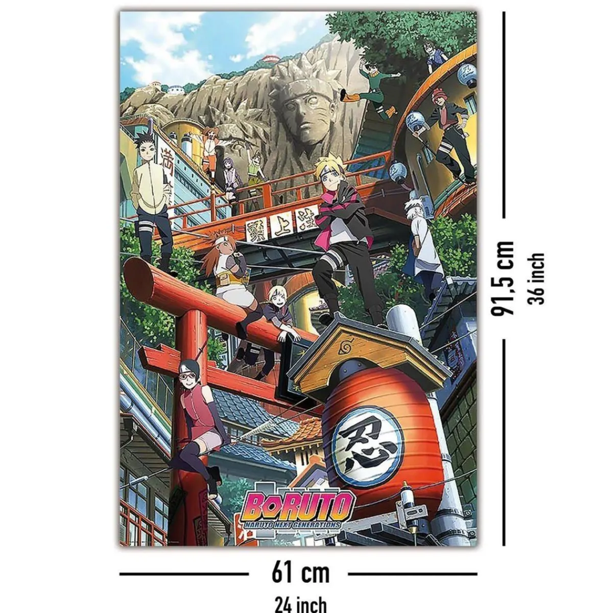 ABYstyle - Konoha Naruto Next Generations poster 91,5 x 61 cm*ABYSSE CORP Online