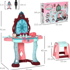 Sale Aiyaplay - Tocador con taburete Muñecas