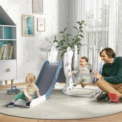 Aiyaplay - Tobogán, columpio y canasta Columpios