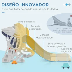 Aiyaplay - Tobogán, columpio y canasta Columpios