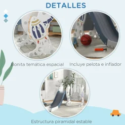 Aiyaplay - Tobogán, columpio y canasta Columpios