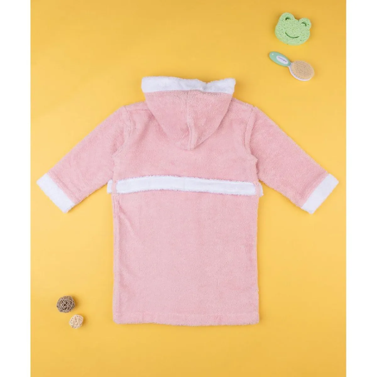 Albornoz niña de felpa con capucha*Prenatal Best