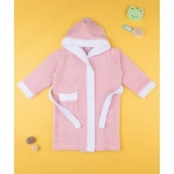 Albornoz niña de felpa con capucha*Prenatal Best
