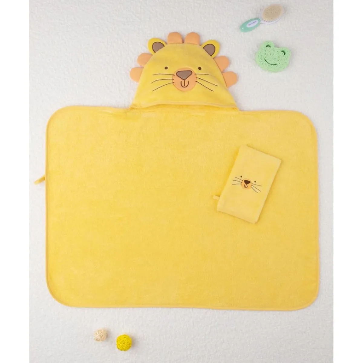 New Albornoz niño "León" Recién Nacido·Ropa Y Accesorios|Ropa Y Accesorios·Bañadores, Toallas Y Albornoces