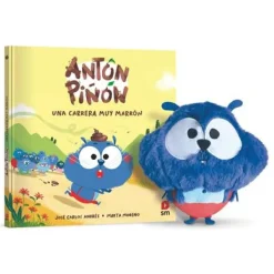Hot Antón Piñón - Pack libro + muñeco Juguetes Educativos Y Libros