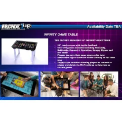 - Mesa de juegos recreativa Infinity Game Table*Arcade1Up Outlet