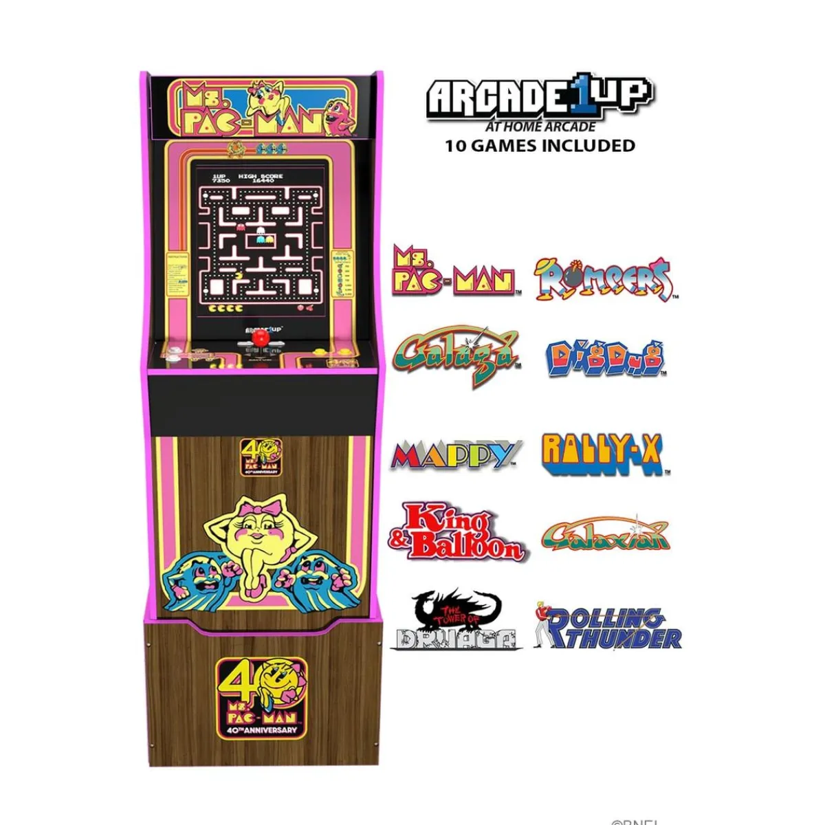 - Ms PAC-MAN Edición 40º Aniversario*Arcade1Up Hot
