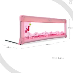 - Barrera de cama estándar 150 cm London*ASALVO Outlet