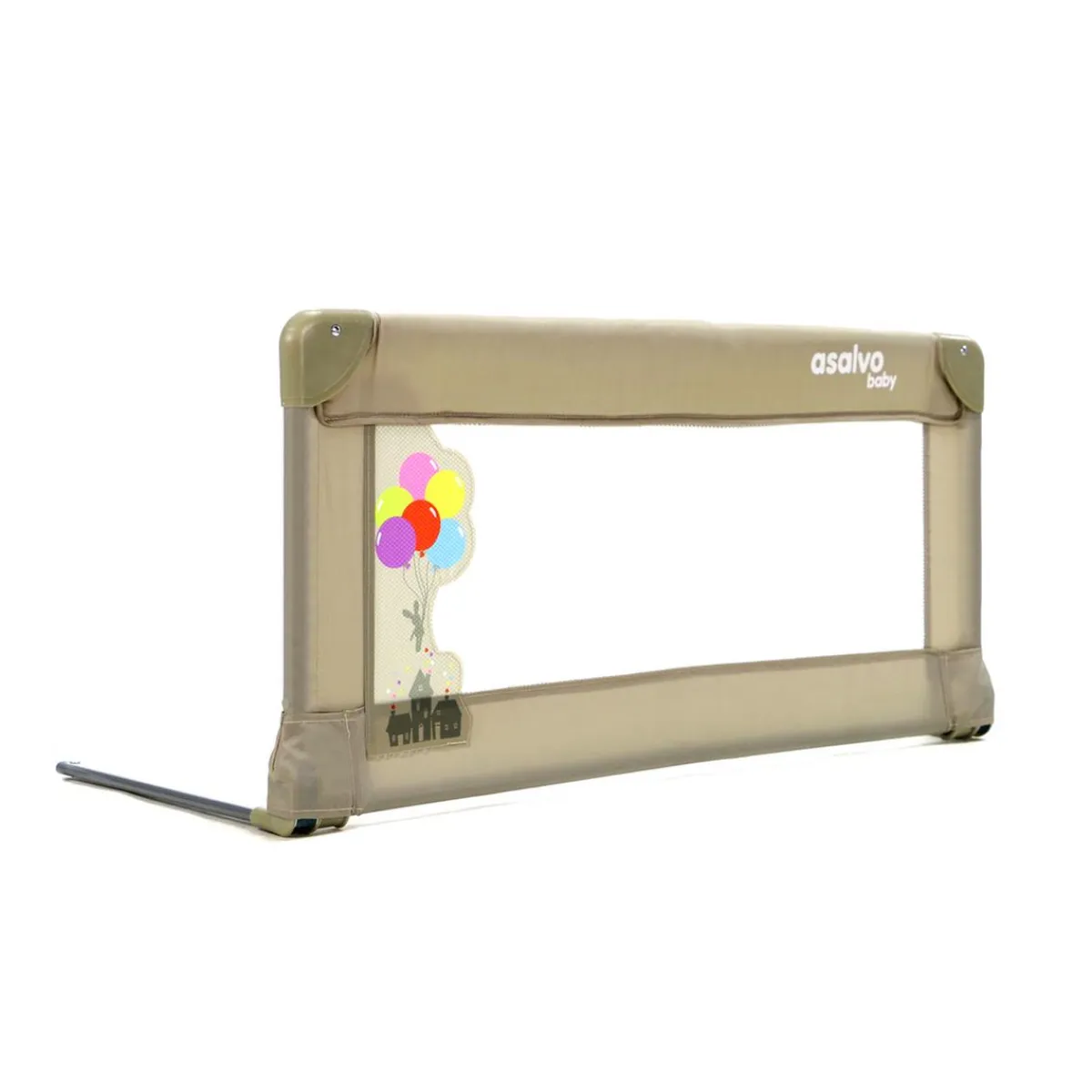 Asalvo - Barrera de Cama Magic City Beige 90 cm Seguridad·Antigolpes Y Reductores