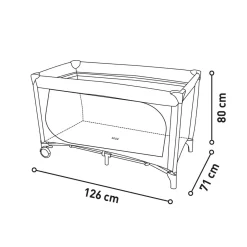 Hot - Cuna de viaje Speed Nube Descanso·Cunas De Viaje