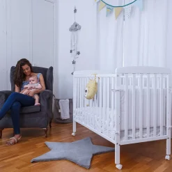 - Cuna Madera de Haya - Blanco*ASALVO Outlet