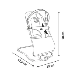 Outlet - Hamaca electrónica Lamarr Gris Entretenimiento·Hamacas Y Columpios