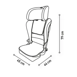 Hot - Silla de auto I-Size Unifix Negro 100-150 cm Sillas De Coche·Desde 100 A 150 Cm