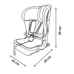 Sale - Silla de auto Profix Negro 76-150 cm Sillas De Coche·Desde 76 A 150 Cm