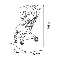 - Silla de Paseo Amsterdam Negra*ASALVO Hot