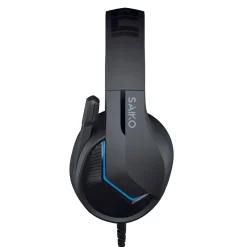 Auriculares Gaming Saiko PS Negro*INDECA Outlet