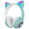 Auriculares orejas de gato bluetooth turquesa*KLACK EUROPE Outlet