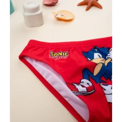 Bañador Slip Sonic Rojo para Niños*Prenatal Outlet