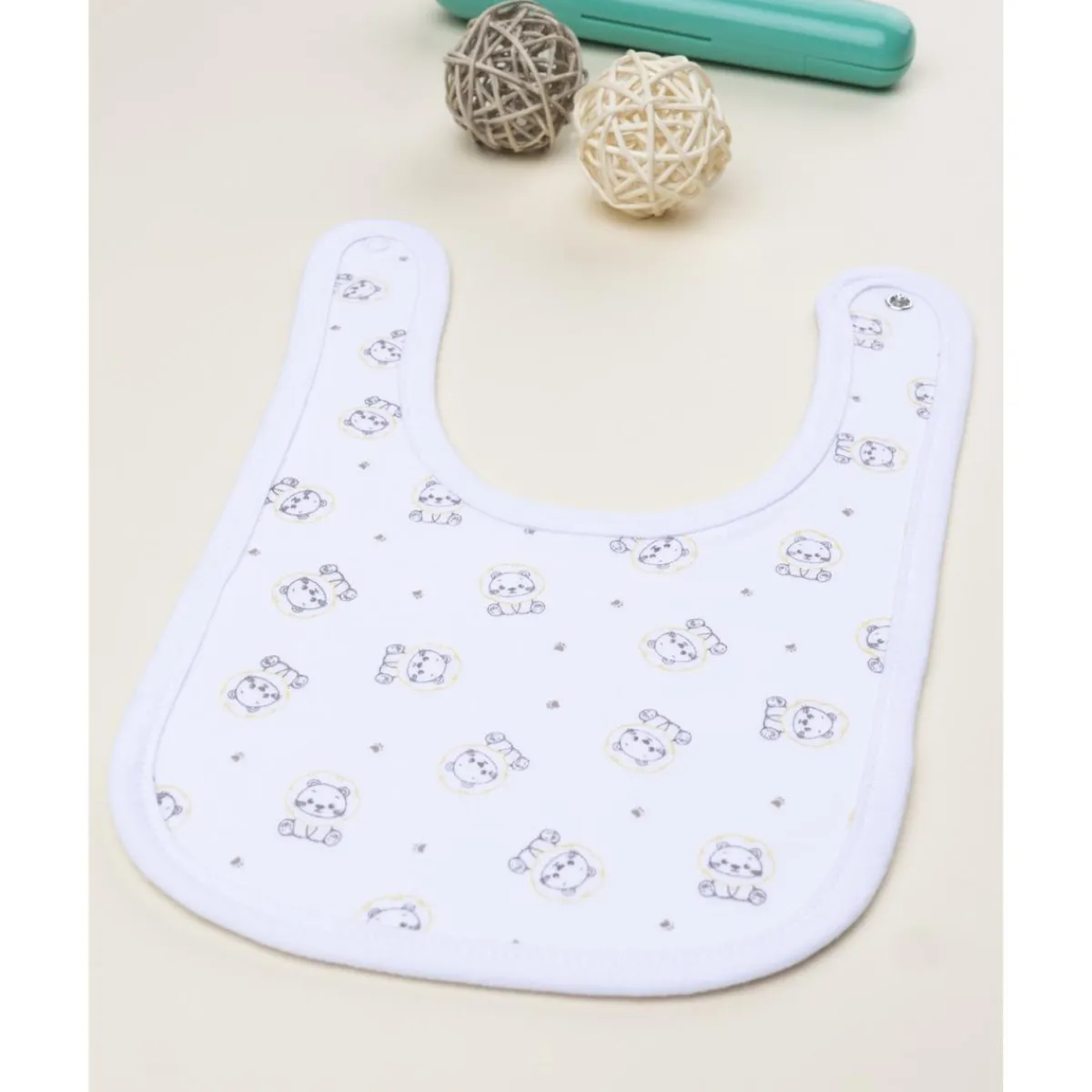 Babero de bebé con estampado de leones*Prenatal New
