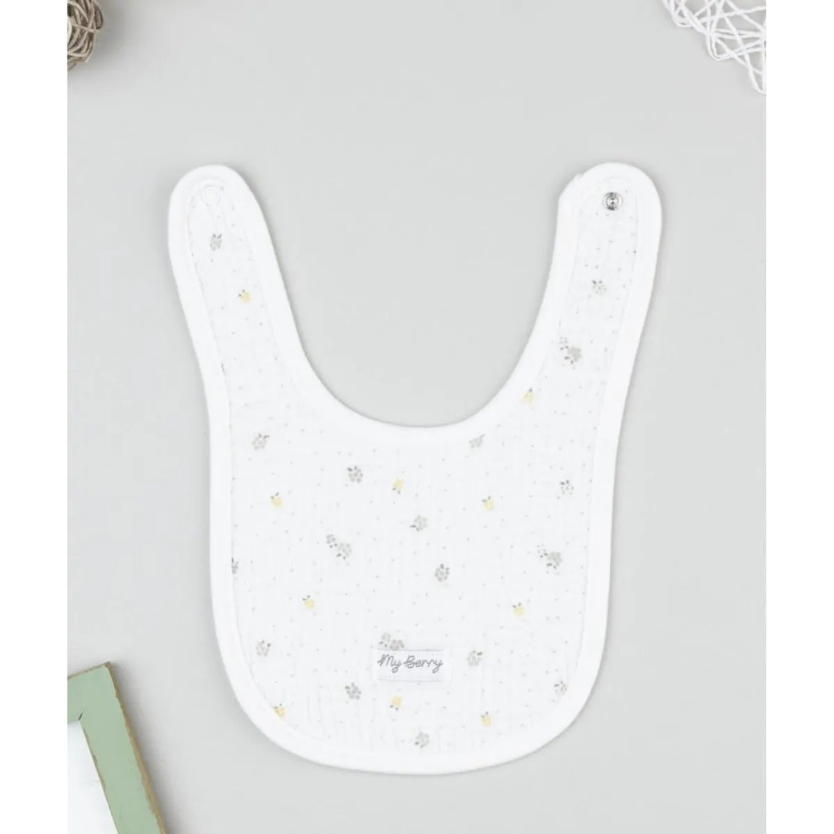 Clearance Babero niña blanco "My berry" Recién Nacido·Ropa Y Accesorios|Ropa Y Accesorios·Baberos