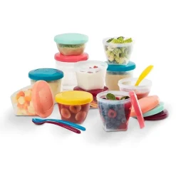 Best - 12 Recipientes Babybols (3 x 120ml / 3 x 180ml / 6 x 250ml) + 3 Cucharas Preparación Comida Y Accesorios·Termos, Recipientes Y Contenedores