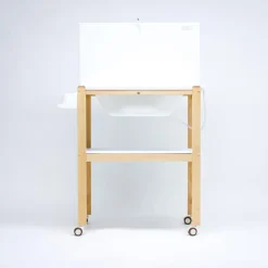 Best Bañera de Madera Natural Sobrebidé Safari Mint Baño Y Accesorios·Bañeras Cambiador