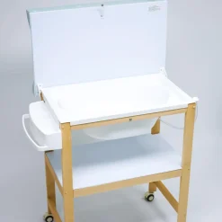 Bañera de Madera Natural Sobrebidé Tipys Mint*PLASTIMYR Best