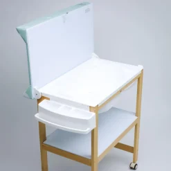 Bañera de Madera Natural Sobrebidé Tipys Mint*PLASTIMYR Best