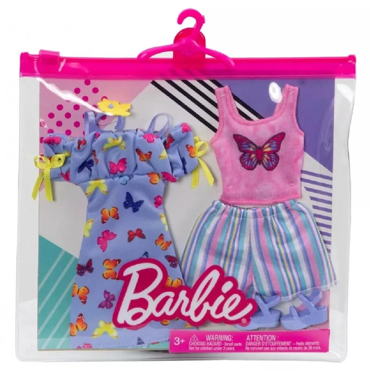 Barbie - 2 pack de vestidos y accesorios de moda (Varios modelos)*MATTEL Best