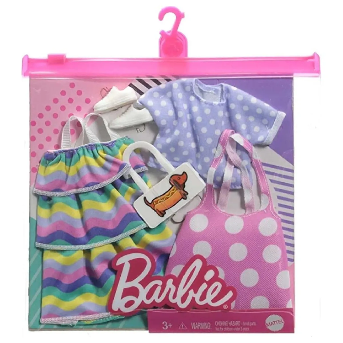 Barbie - 2 pack de vestidos y accesorios de moda (Varios modelos)*MATTEL Best