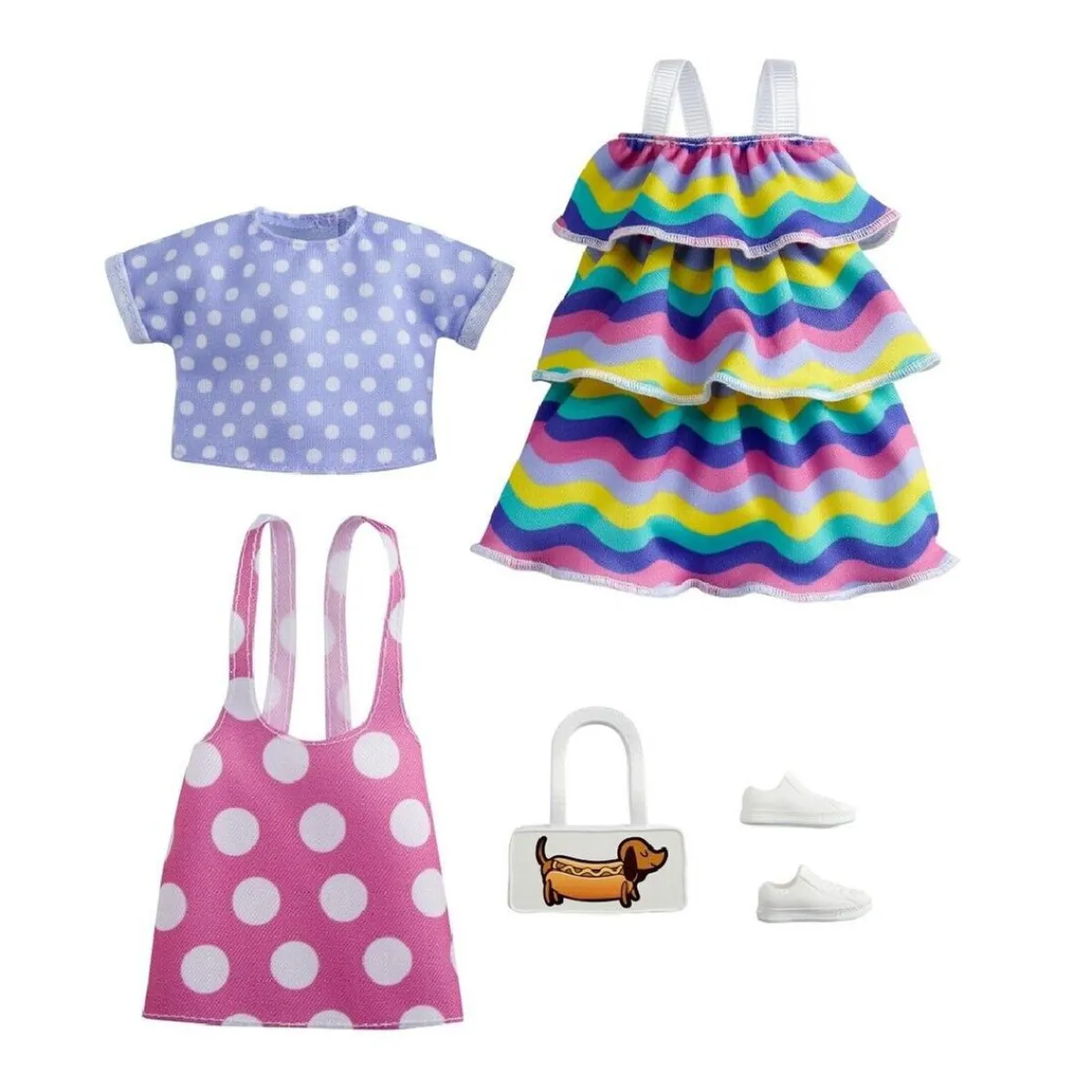 Barbie - 2 pack de vestidos y accesorios de moda (Varios modelos)*MATTEL Best