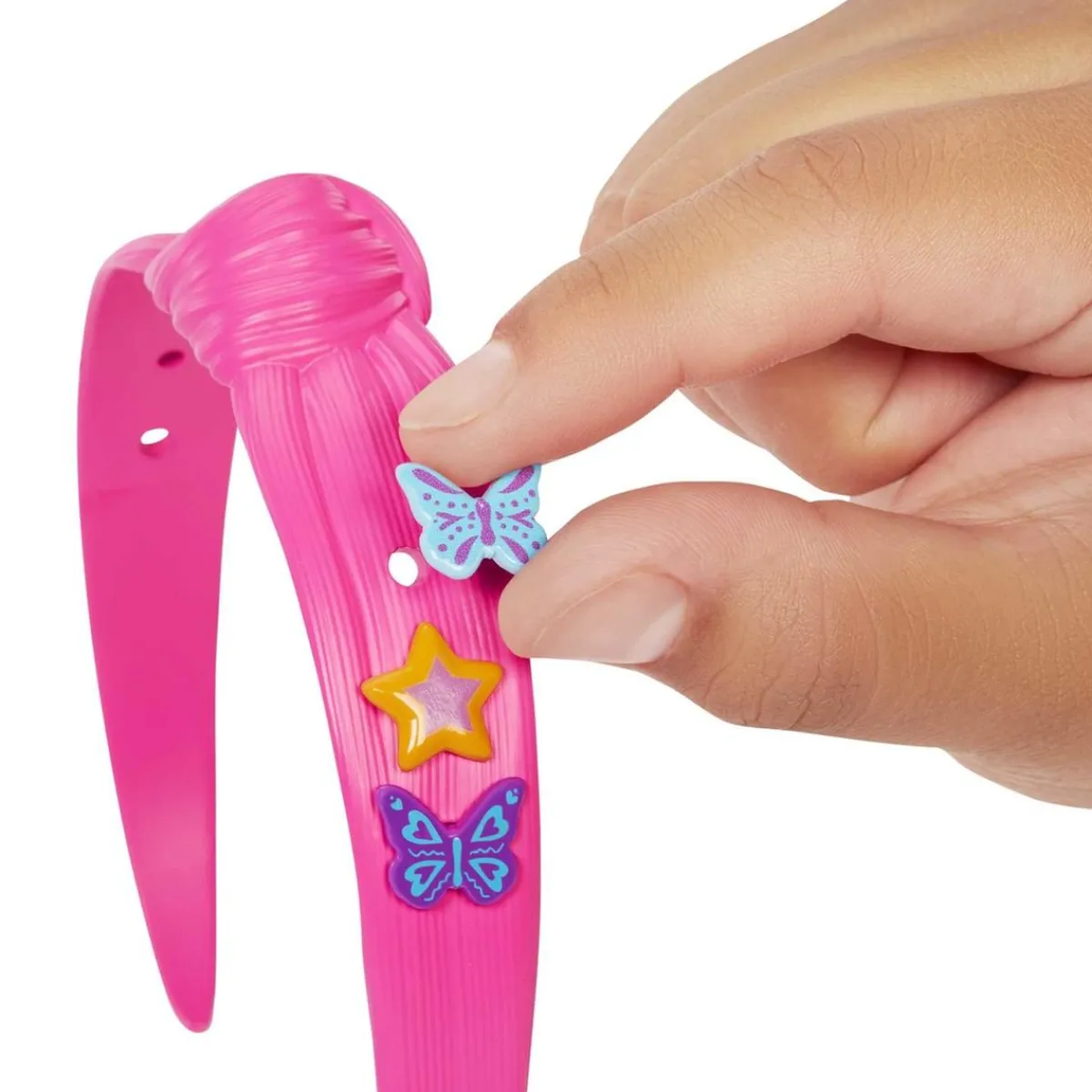 Barbie - Busto de Barbie con pelo largo y accesorios para jugar a peluquería ㅤ*MATTEL Hot