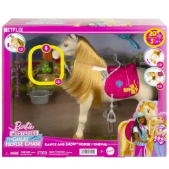 Clearance Barbie - Caballo interactivo bailarín con sonidos y accesorios Muñecas