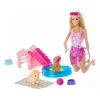 Discount Barbie - Fiesta de cachorros en la piscina Muñecas