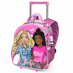 Barbie - Mochila 3D pequeña con ruedas - Brave*KARACTER MANIA Discount