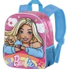 Hot Barbie - Mochila preescolar 3D rosa 8.5L ㅤ Material Escolar