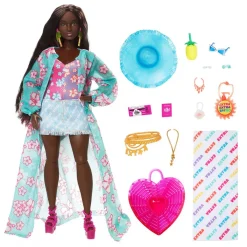 Outlet Barbie - Muñeca articulada con conjunto de moda y accesorios de viaje ㅤ Muñecas