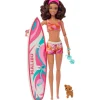 Barbie - Muñeca Barbie con tabla de surf y accesorios ㅤ*MATTEL Best