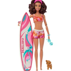 Barbie - Muñeca Barbie con tabla de surf y accesorios ㅤ*MATTEL Best