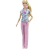 Barbie - Muñeca Barbie enfermera con accesorios ㅤ*MATTEL New