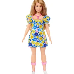Barbie - Muñeca Barbie Fashionista con vestido de flores y accesorios de moda ㅤ*MATTEL Outlet