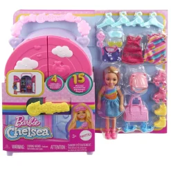 Online Barbie - Muñeca chelsea con armario, ropa y accesorios Muñecas