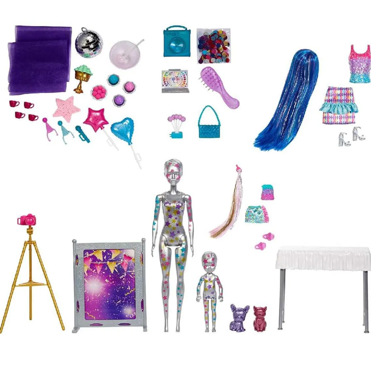 Online - Muñeca Color Reveal Fiesta Sorpresa Muñecas