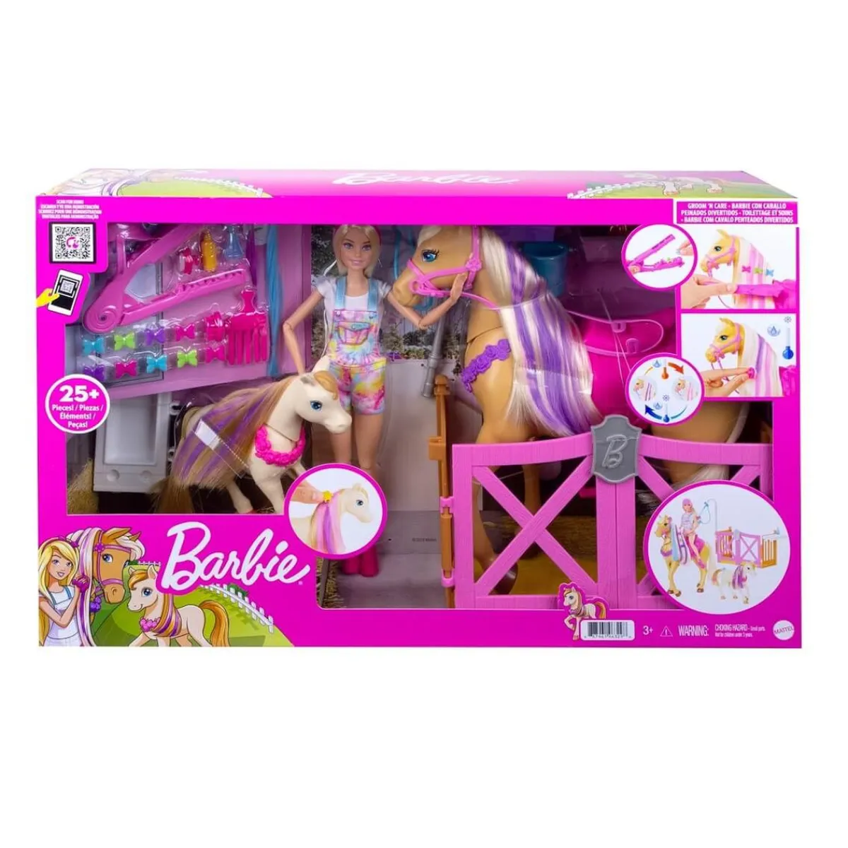 - Muñeca con caballo y poni*BARBIE New