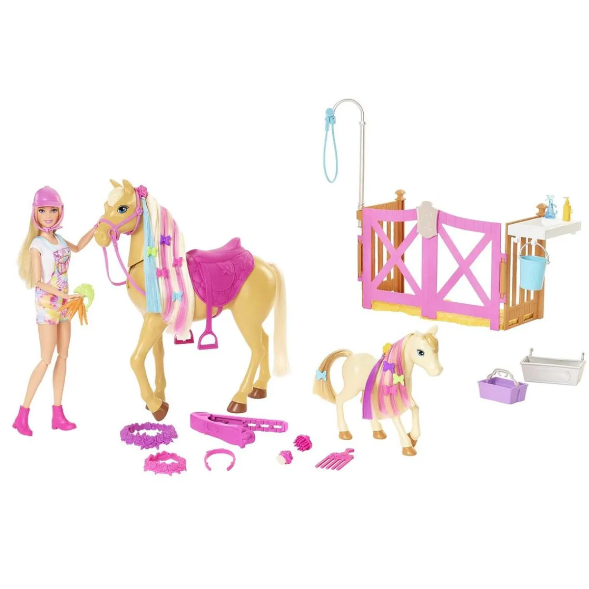 - Muñeca con caballo y poni*BARBIE New