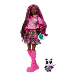 Online Barbie - Muñeca Extra - Mechas rosas Muñecas