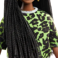 Best - Muñeca Fashionista - Camiseta neón leopardo Muñecas